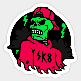 Zombie man Sticker